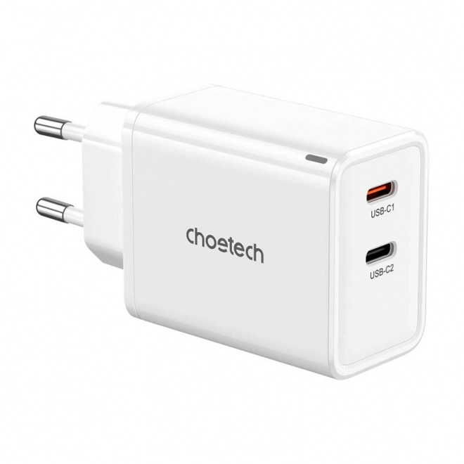 Nabíjačka Choetech s technológiou GaN a 2x USB-C