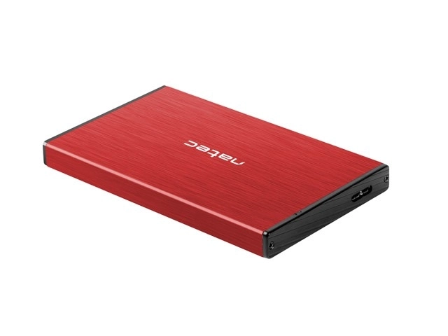 Externé puzdro na HDD/SSD Rhino Go 2,5 USB 3.0 červené