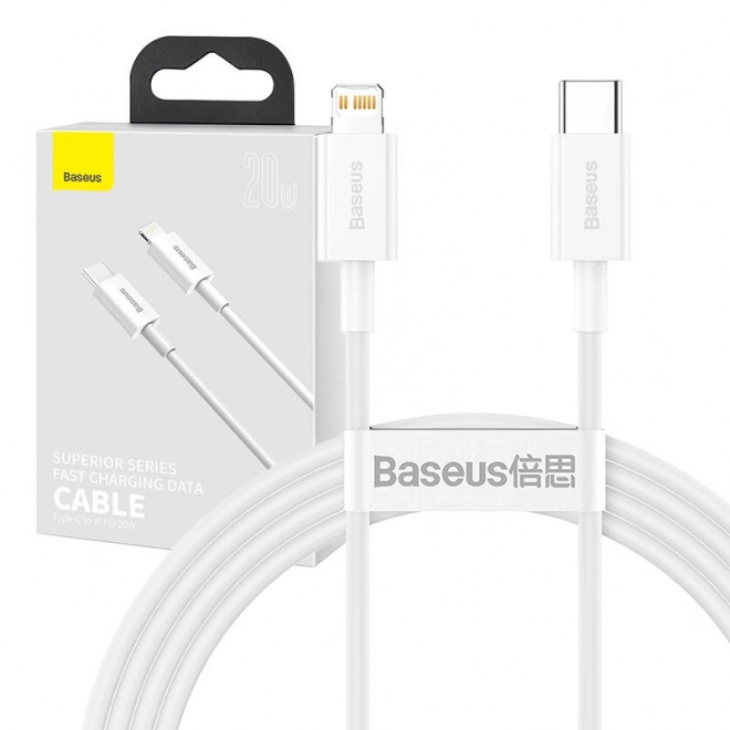 Kábel Baseus Superior USB-C na Lightning 20W PD 1,5 m