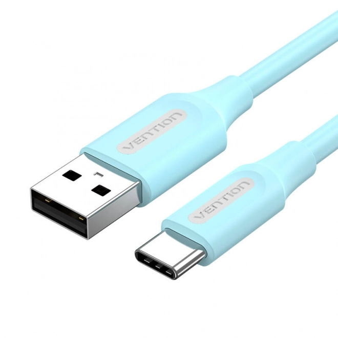 USB kábel 2.0 A na USB-C Vention 3A 2m Svetlomodrý