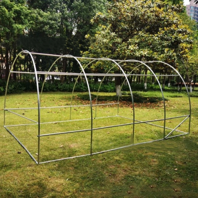 Záhradný fóliový tunel skleník 4x2,5x2m 10m² zelený