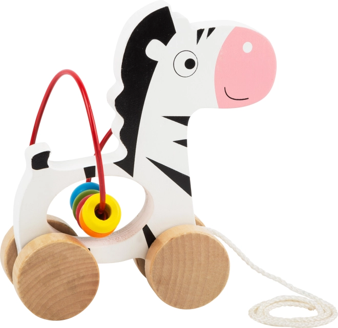 Ťahacia zebra s korálkovou dráhou