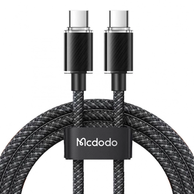 Kabel USB-C na USB-C Mcdodo 100W, 1,2 m (čierny)