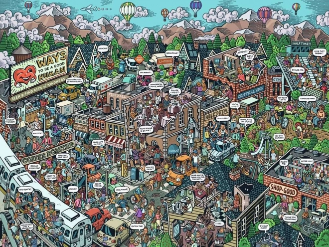Ravensburger puzzle Činy láskavosti 750 dielikov