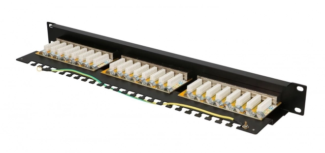 Patchpanel 24 portov CAT5E FTP