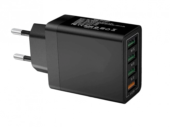 Rýchla sieťová nabíjačka 4xUSB Quick Charge 3.0