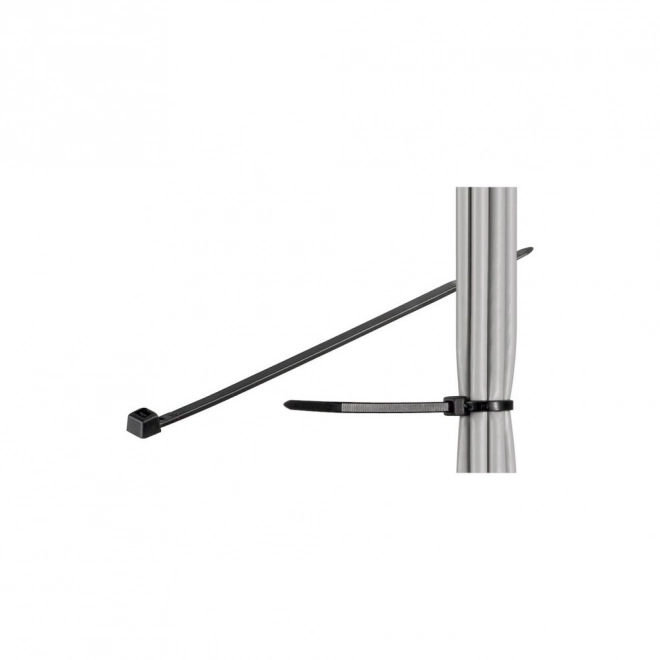 Nylonové sťahovacie pásky 200 x 2.5mm čierne