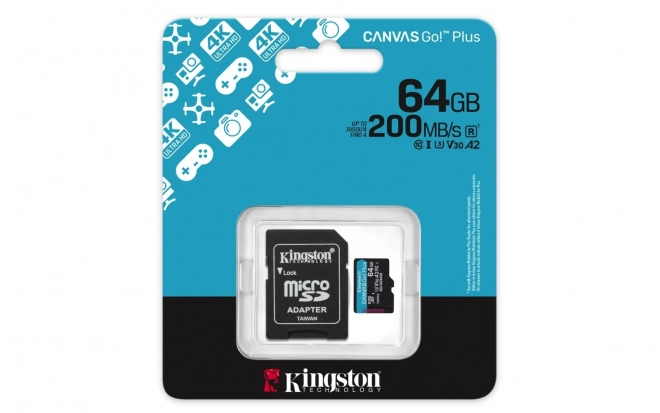 Karta microSD 64GB Canvas Go! Plus s adaptérom