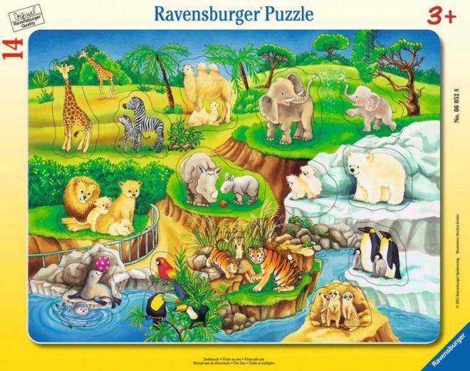 Ravensburger puzzle návšteva zoo