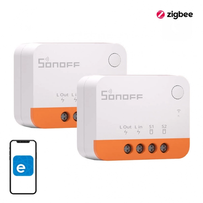 Inteligentný vypínač Zigbee Sonoff ZBMINIL2 - 2ks