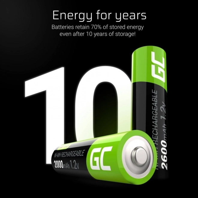 Nabíjacie batérie Green Cell AA 2600mAh - 16 kusov