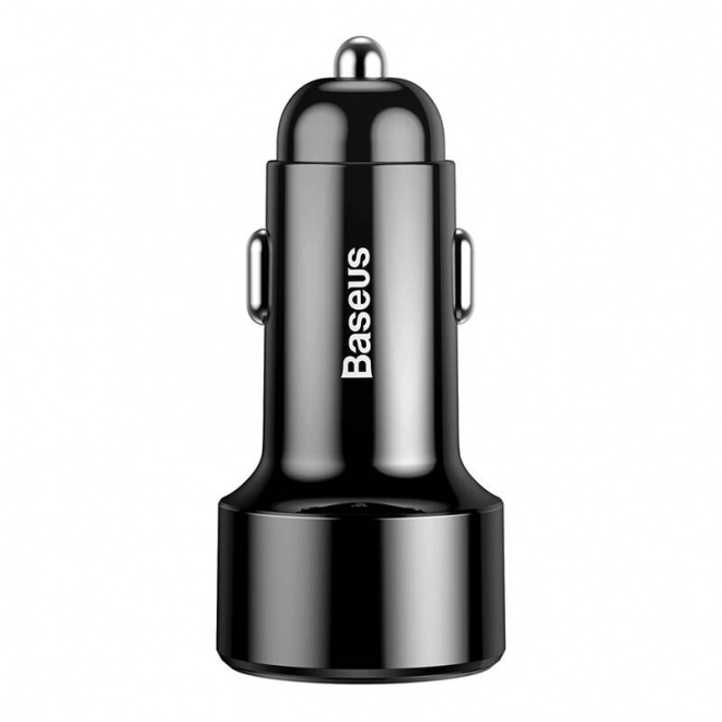 Baseus nabíjačka do auta USB + USB-C QC 4.0 PD 45W (čierna)