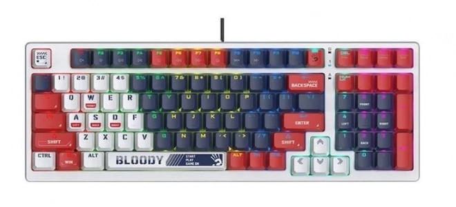 Mechanická klávesnica Bloody S98 USB Sports Navy