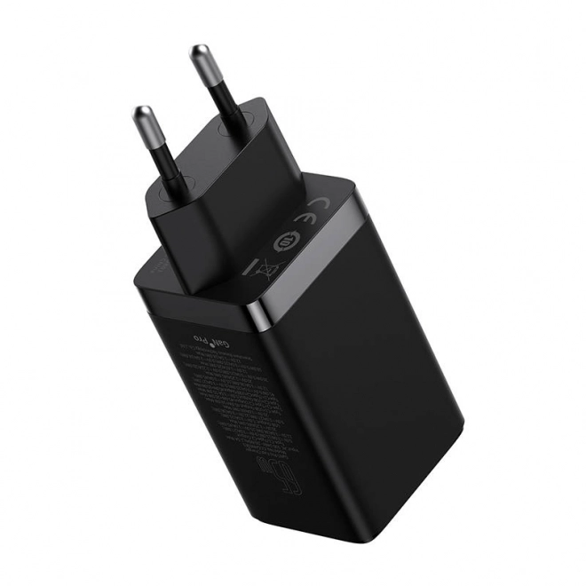 Nabíjačka Baseus GaN5 Pro 2x USB-C + USB 65W čierna