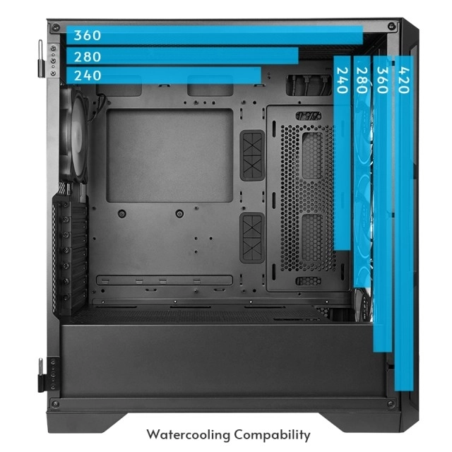 Chieftec Apex herný case s RGB osvetlením