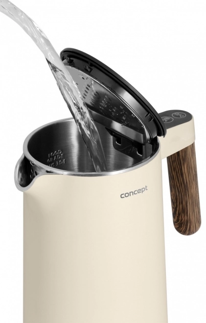 Rýchlovarná kanvica RK3304 Norwood 1,5 l, vanilka