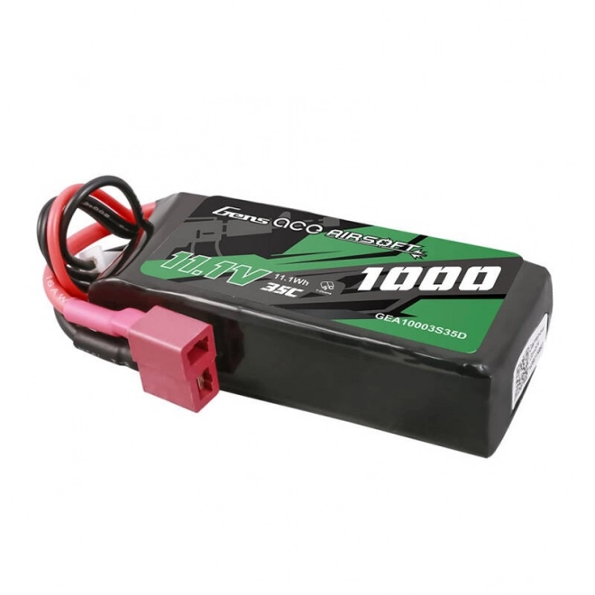 Lipo batéria 35C 1000mAh 11.1V pre Airsoft Gens Ace