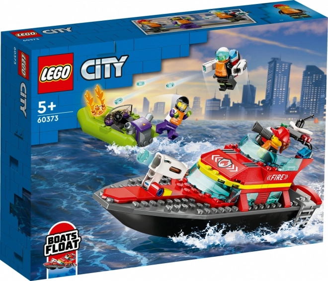 LEGO® City 60373 Hasičská záchranná loď a čln