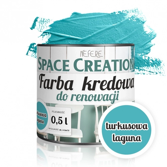 Farba do renowácie Space Creation Intense - tyrkysová lagúna