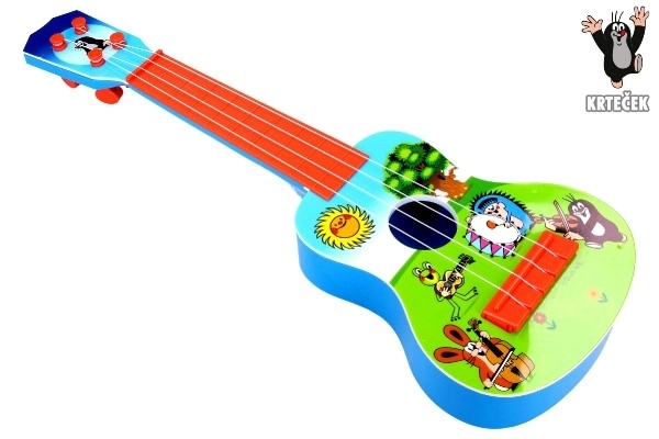 Gitara s dizajnom Krtka 41 cm