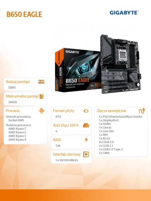 Herná základná doska pre procesory AMD série Ryzen