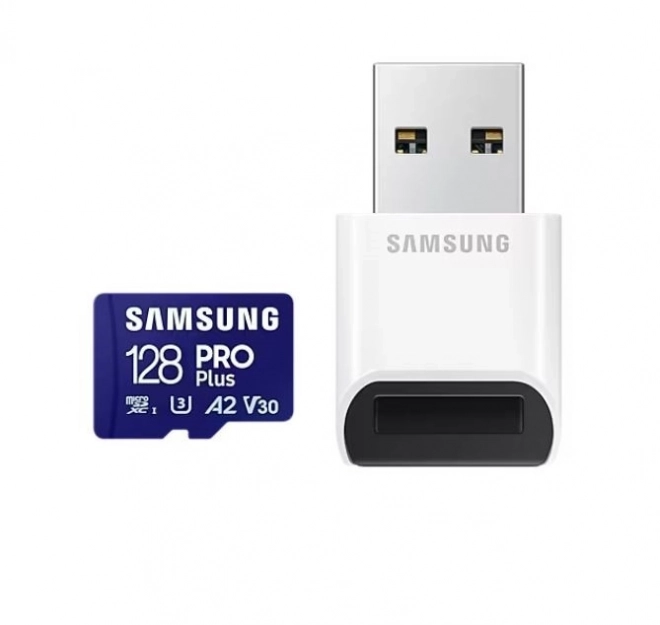 Samsung PRO Plus microSDXC 128 GB pamäťová karta so čítačkou
