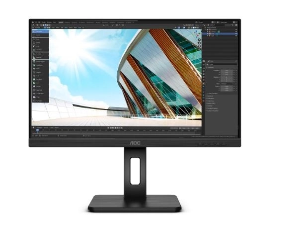 Monitor 27 palcov IPS s DVI HDMI DP USB a otočným stojanom