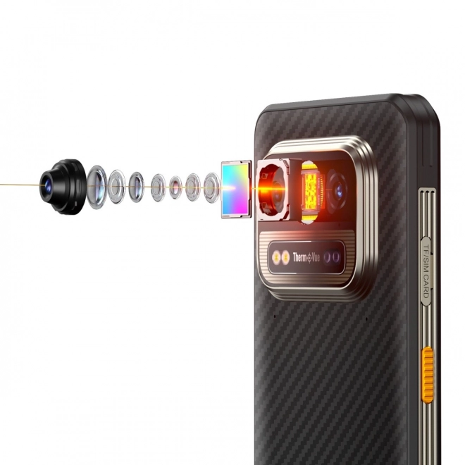 Odolný smartfón s termovíziou Frost Black