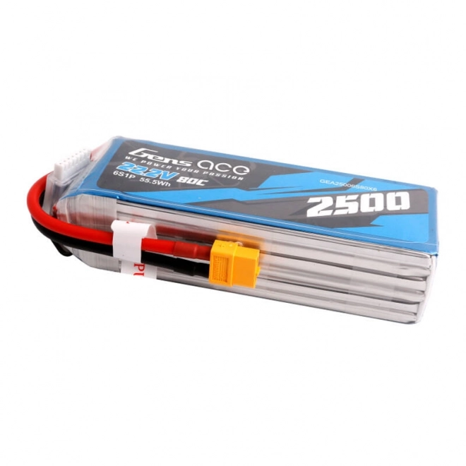 Lipo batéria Gens ace 2500mAh 22,2V 80C so spojkou XT60