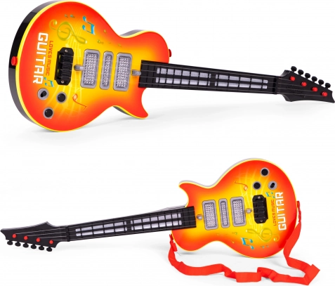 Detská rocková gitara s LED svetlami a infra senzorom