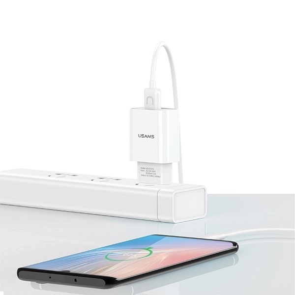 Nabíjačka USB s káblom USB-C 2,1A od USAMS