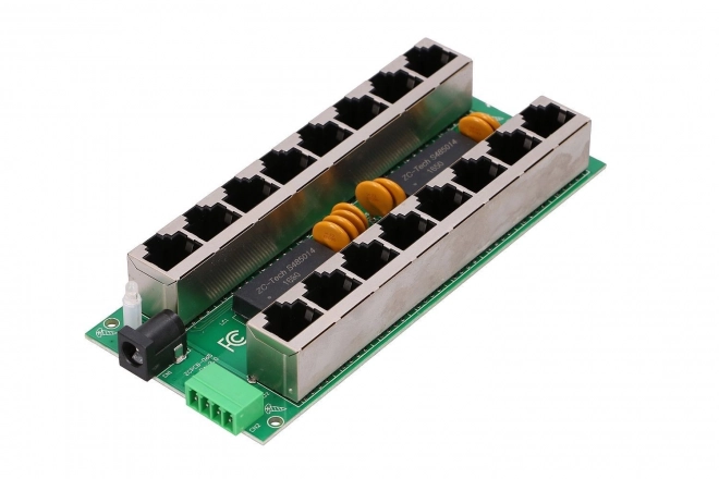 Extralink 8-portový PoE injektor gigabit