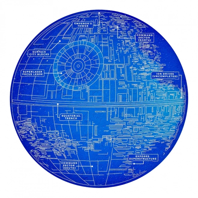 Star Wars Hvězda smrti puzzle 1000 dielikov