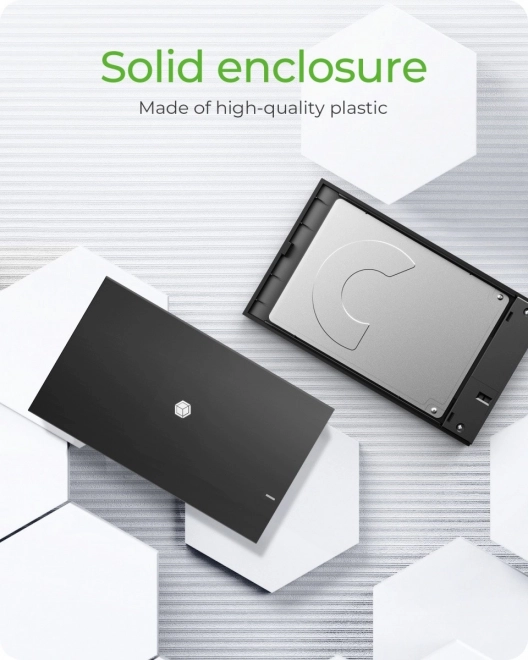 Externý kryt na SSD/HDD s USB 3.2 Gen 1