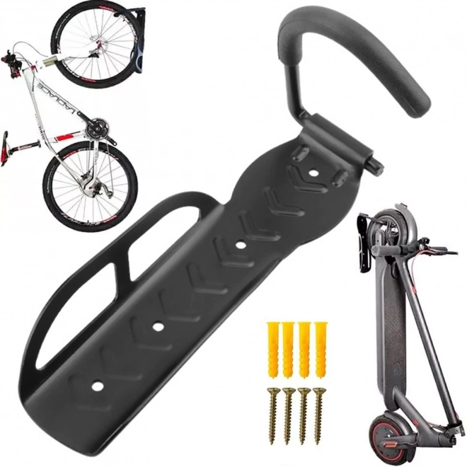 Silný nástenný vešiak na bicykel