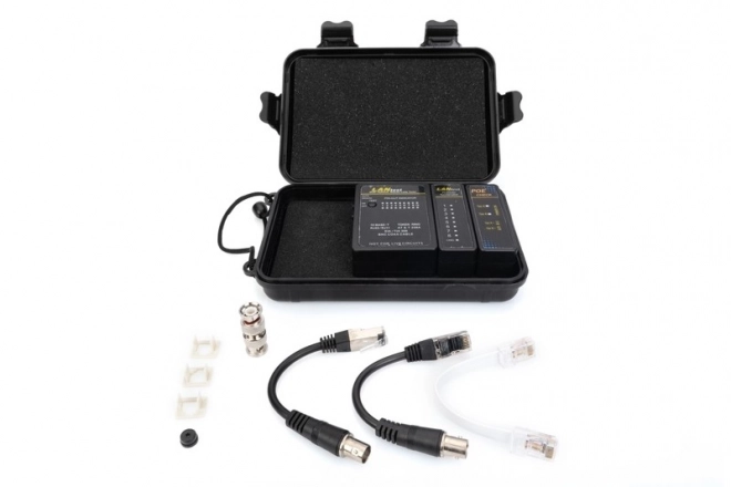 Tester sietových a komunikačných káblov RJ45 RJ12 RJ11 BNC