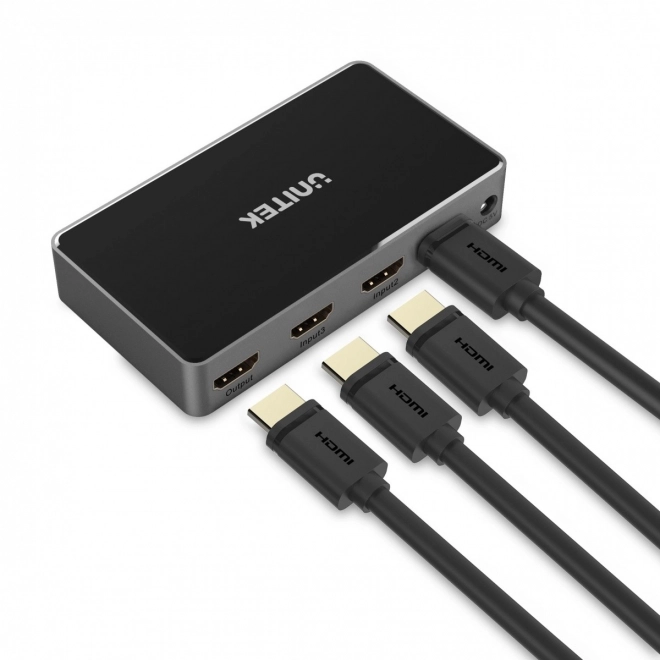 Rozdeľovač HDMI signálu 3 vstupy - 1 výstup