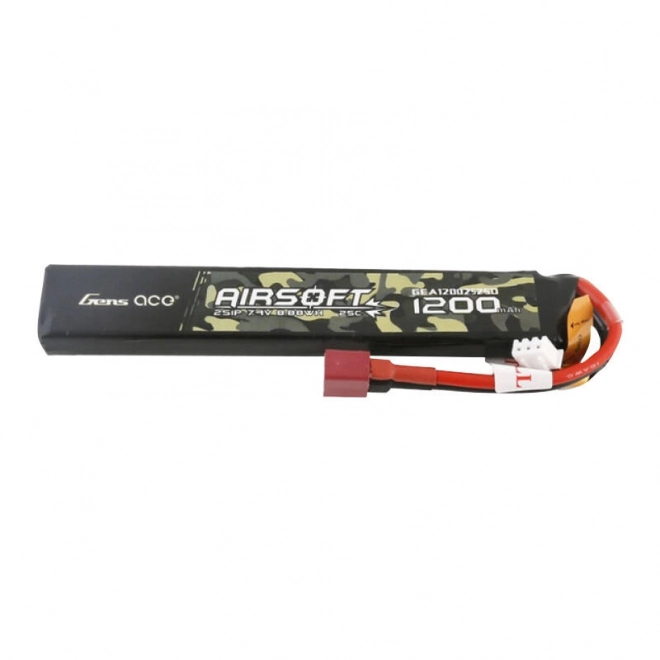 Lipo batéria pre Airsoft zbrane 1200mAh 7,4V s T konektorom
