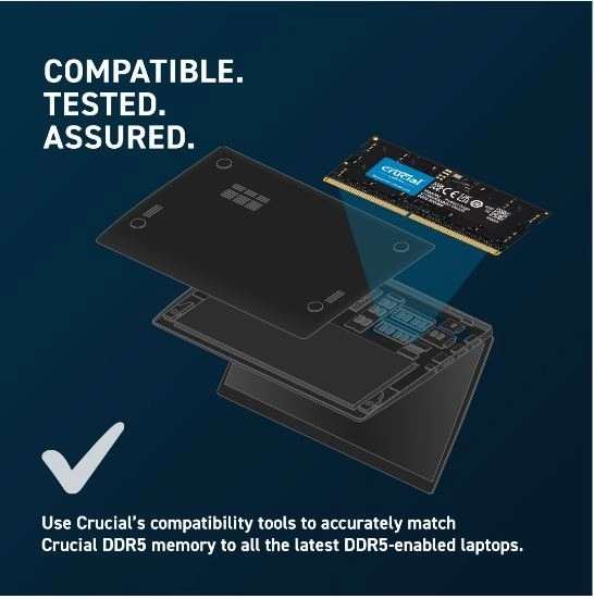 Pamäť pre notebook DDR5 SODIMM 32GB Crucial