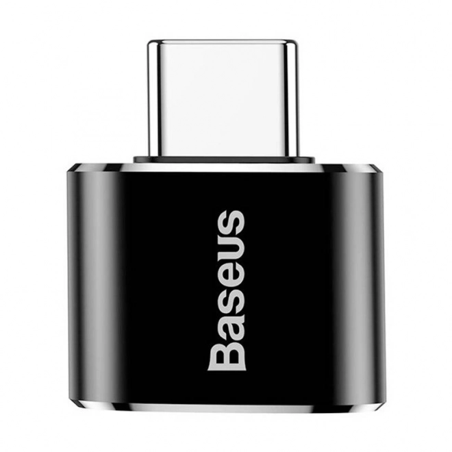 Adaptér Baseus USB – USB typu C čierny