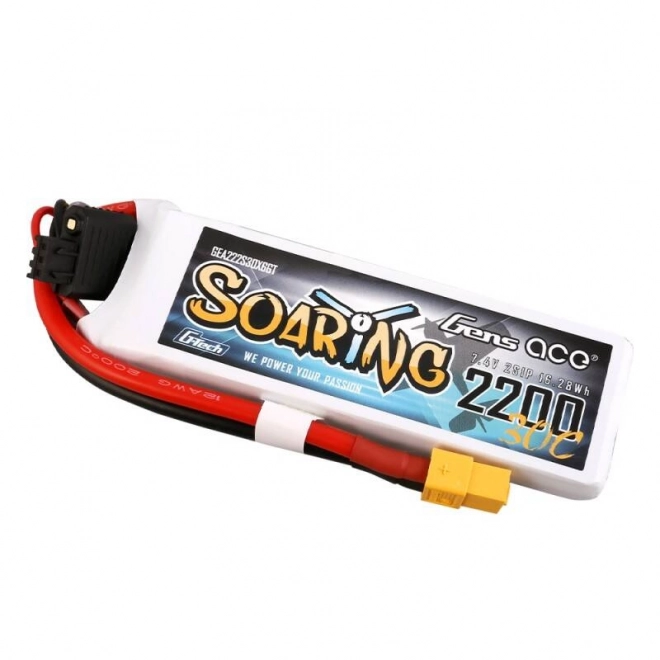 Batéria Gens Ace Soaring 2200mAh 7,4V LiPo