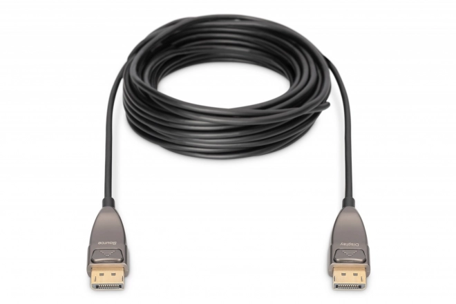 AOC DisplayPort 1.4 8K/60Hz UHD DP/DP M/M hybridný kábel čierny – 20 m