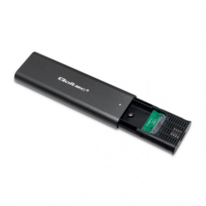 Kryt na disk SSD M.2 USB typ C NVME Qoltec