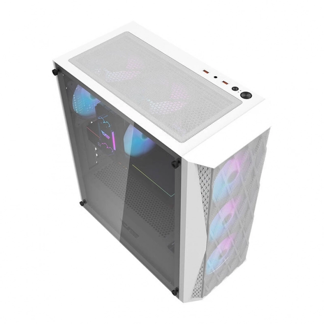 Počítačová skriňa Darkflash DK352 Mesh biela