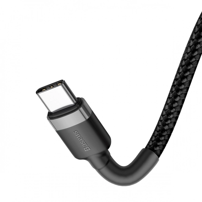 Kábel Baseus Cafule USB-C bleskové nabíjanie 2m šedo-čierny