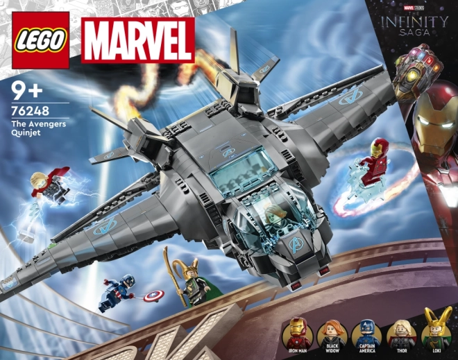 LEGO Marvel Stíhačka Avengers Quinjet