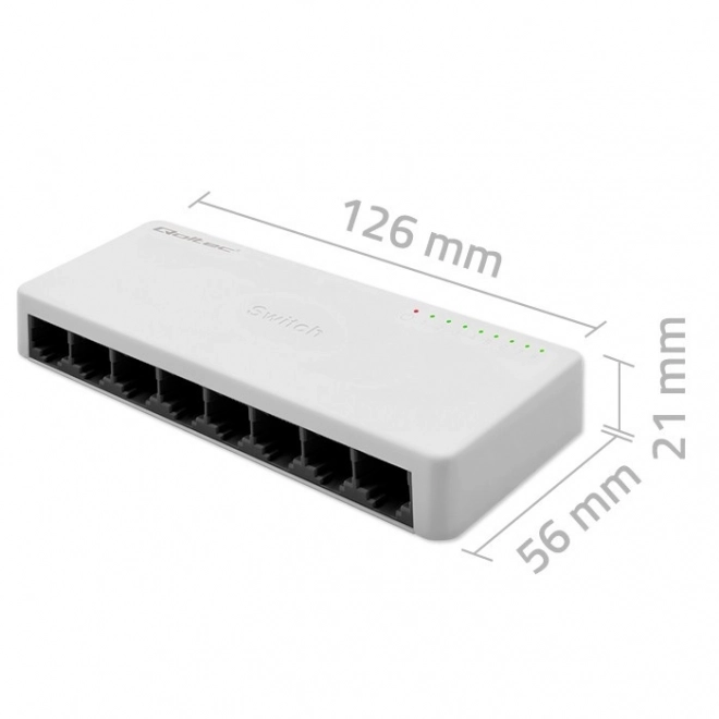 Sieťový prepínač s 8 portami RJ45