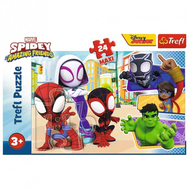 Trefl puzzle maxi 24 Spidey a priatelia