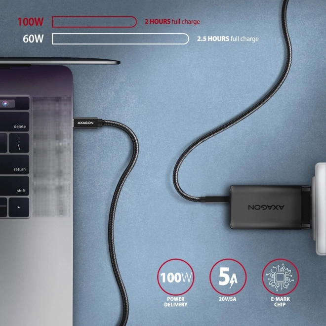 Prémiový USB-C 3.2 kábel Axagon BUCM32-CM10A