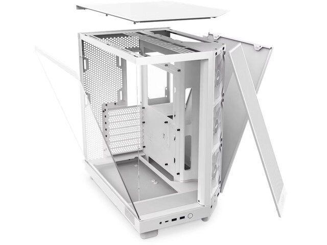 NZXT H6 Flow RGB Midi Tower s oknom biela